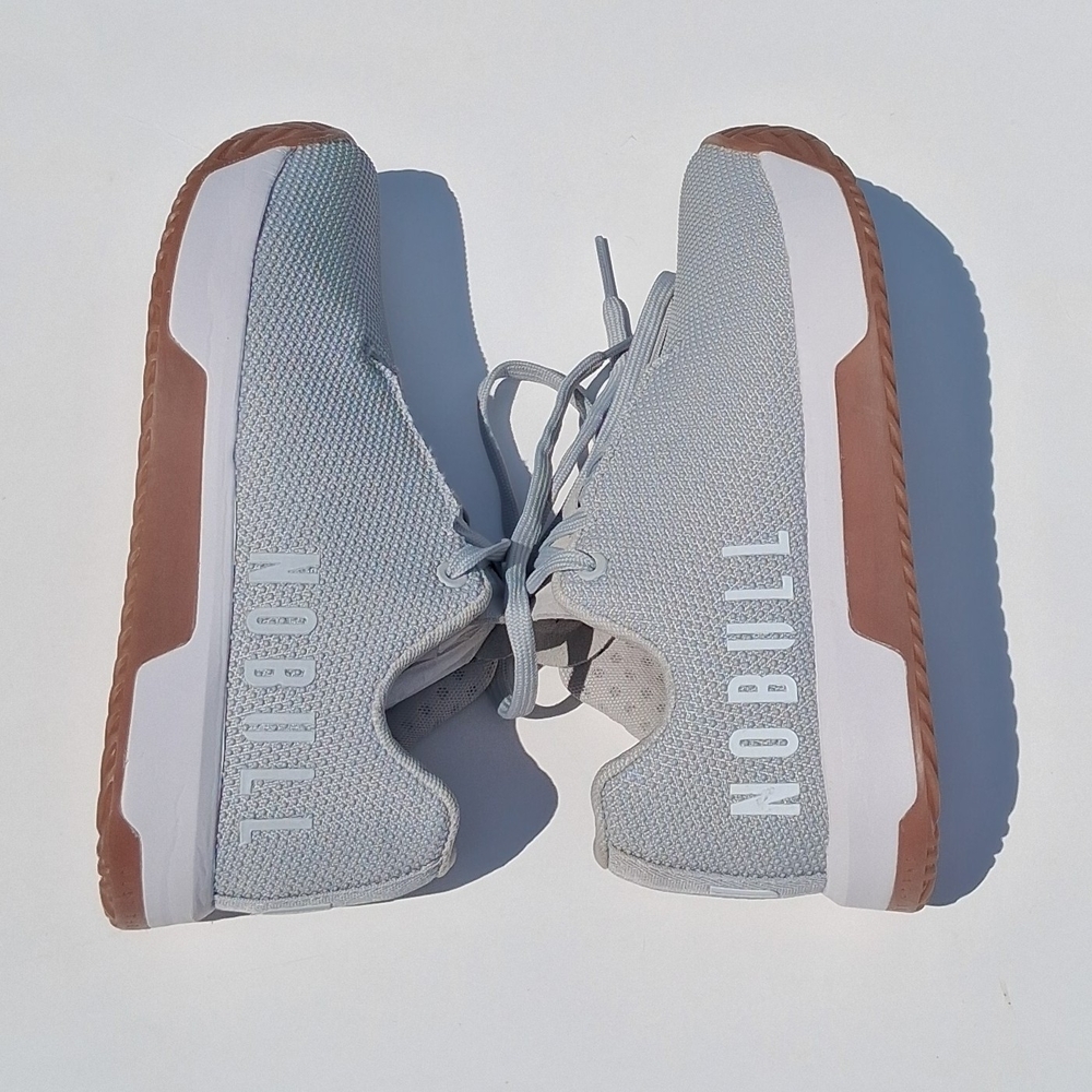 NOBULL Light Gray Knit Sneakers - Picture 15 of 16